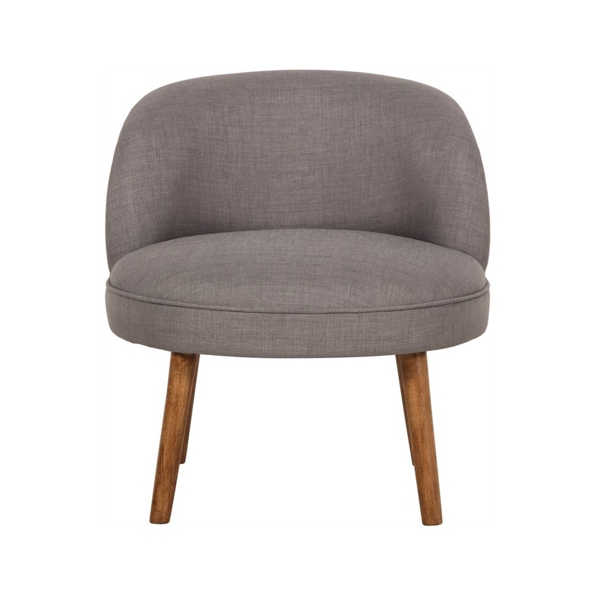 Detské kreslo KUNI sivé