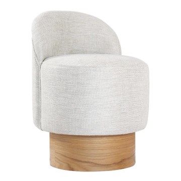 Detské kreslo RIKI 40x47 cm svetlošedé