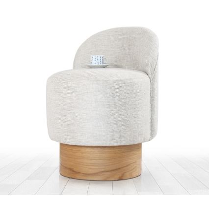 Detské kreslo RIKI 40x47 cm svetlošedé