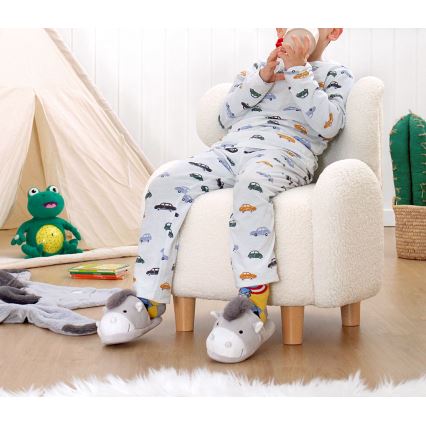 Detské kreslo TOBI biele