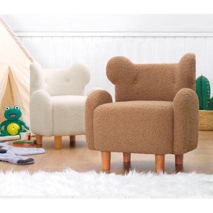 Detské kreslo TOBI biele