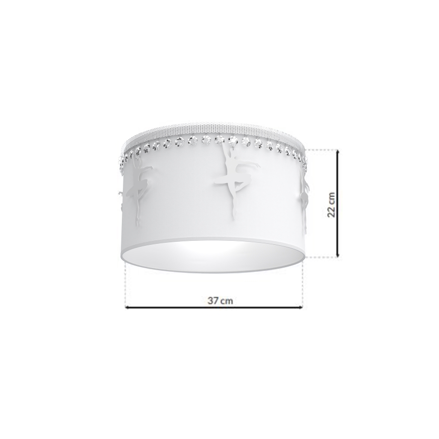 Detské stropné svietidlo BALLET 1xE27/60W/230V