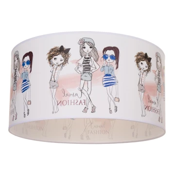 Detské stropné svietidlo GIRLS VIBES 1xE27/60W/230V pr. 40 cm pre dievčatá