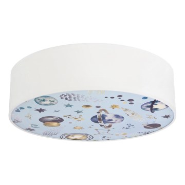 Detské stropné svietidlo KIDDY 2xE27/40W/230V biela/modrá