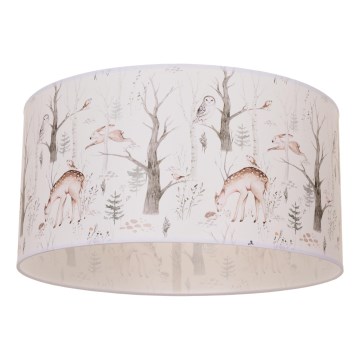 Detské stropné svietidlo KIDS ROOM, 1x E27/60W/230V, priemer 40 cm, motív zvieratiek