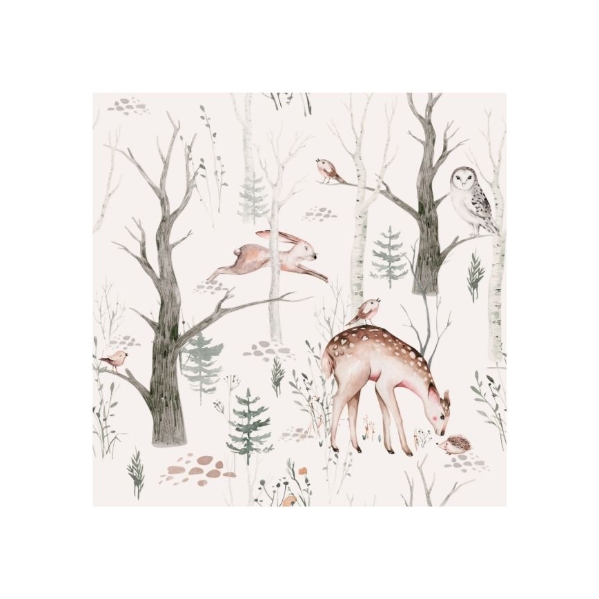 Detské stropné svietidlo KIDS ROOM, 1x E27/60W/230V, priemer 40 cm, motív zvieratiek