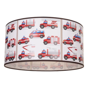 Detské stropné svietidlo KIDS ROOM 1xE27/60W/230V pr. 40 cm hasiči