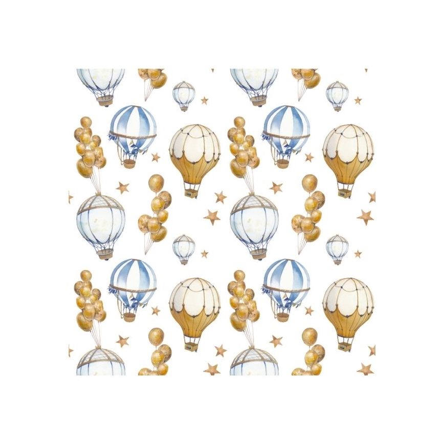 Detské stropné svietidlo KIDS ROOM 1xE27/60W/230V, priemer 40 cm, s motívom balónikov