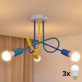 Detské stropné svietidlo OXFORD 3xE27/60W/230V