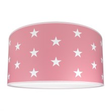 Detské stropné svietidlo STARS PINK 2xE27/60W/230V ružová