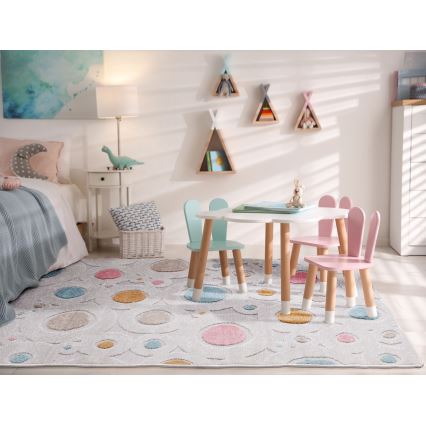 Detský koberec PIAR 80x150 cm pestrofarebný/bodky