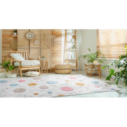 Detský koberec PIAR 80x150 cm pestrofarebný/bodky