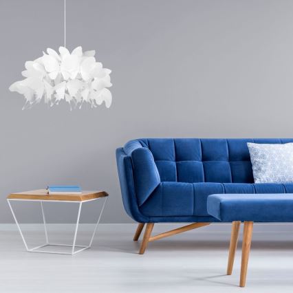 Detský luster FARFALLA 1xE27/60W/230V biela