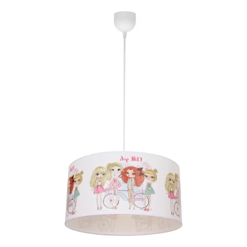 Detský luster GIRLS VIBES 1xE27/60W/230V pr. 40 cm pre dievčatá