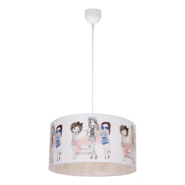 Detský luster GIRLS VIBES 1xE27/60W/230V pr. 40 cm pre dievčatá