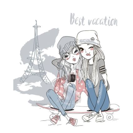 Detský luster GIRLS VIBES 1xE27/60W/230V, priemer 40 cm, Paris