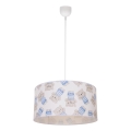 Detský luster KIDS ROOM 1xE27/60W/230V pr. 40 cm medvedík