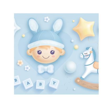 Detský luster KIDS ROOM 1xE27/60W/230V, priemer 40 cm, kozmonaut