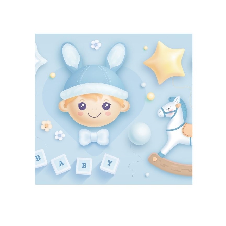 Detský luster KIDS ROOM 1xE27/60W/230V, priemer 40 cm, kozmonaut