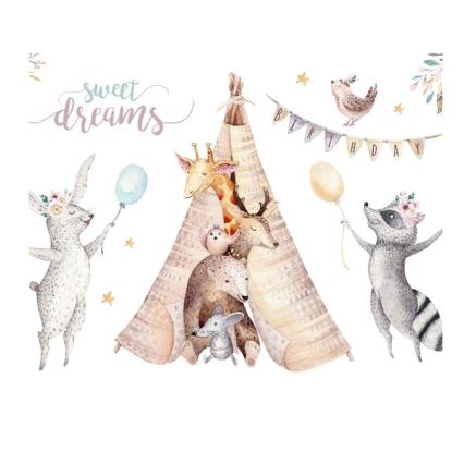 Detský luster KIDS ROOM 1xE27/60W/230V priemer 40 cm zvieratká