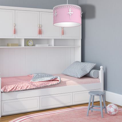Detský luster na lanku BALETNICA 1xE27/60W/230V