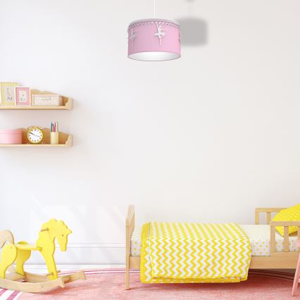 Detský luster na lanku BALETNICA 1xE27/60W/230V