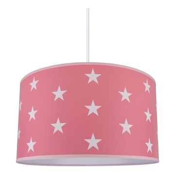 Detský luster STARS PINK 1xE27/60W/230V