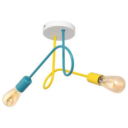 Detský prisadený luster OXFORD 2xE27/15W/230V