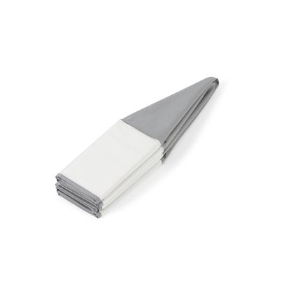 Detský suchý bazén s loptičkami pr. 80 cm biela/šedá