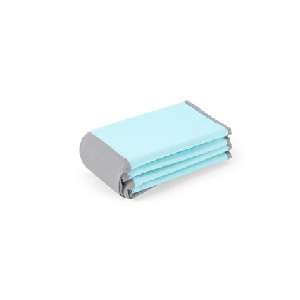 Detský suchý bazén s loptičkami pr. 80 cm modrá/sivá