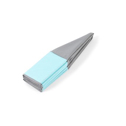 Detský suchý bazén s loptičkami pr. 80 cm modrá/sivá