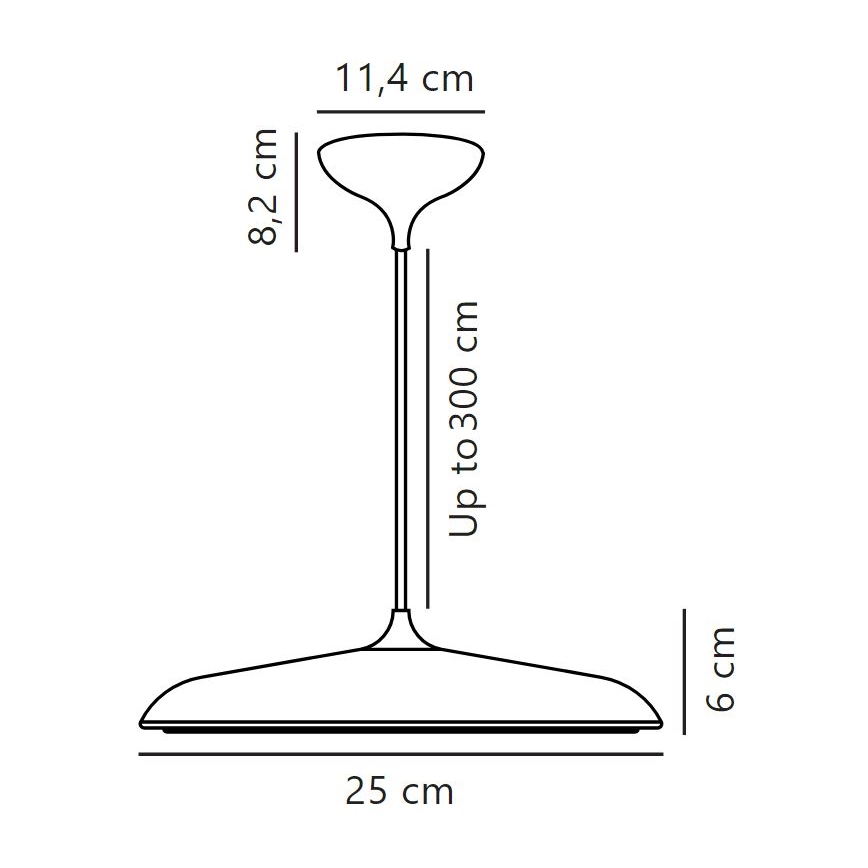 DFTP by Nordlux - LED Stmievateľný luster na lanku ARTIST LED/14W/230V pr. 25 cm medená