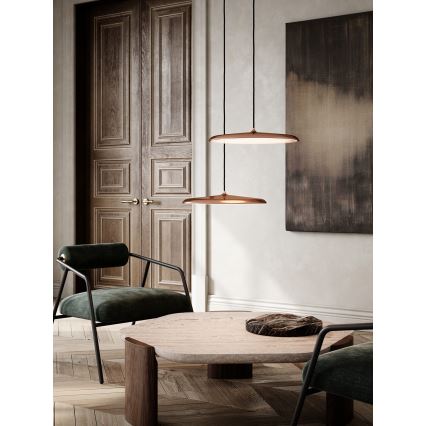 DFTP by Nordlux - LED Stmievateľný luster na lanku ARTIST LED/24W/230V pr. 40 cm medená