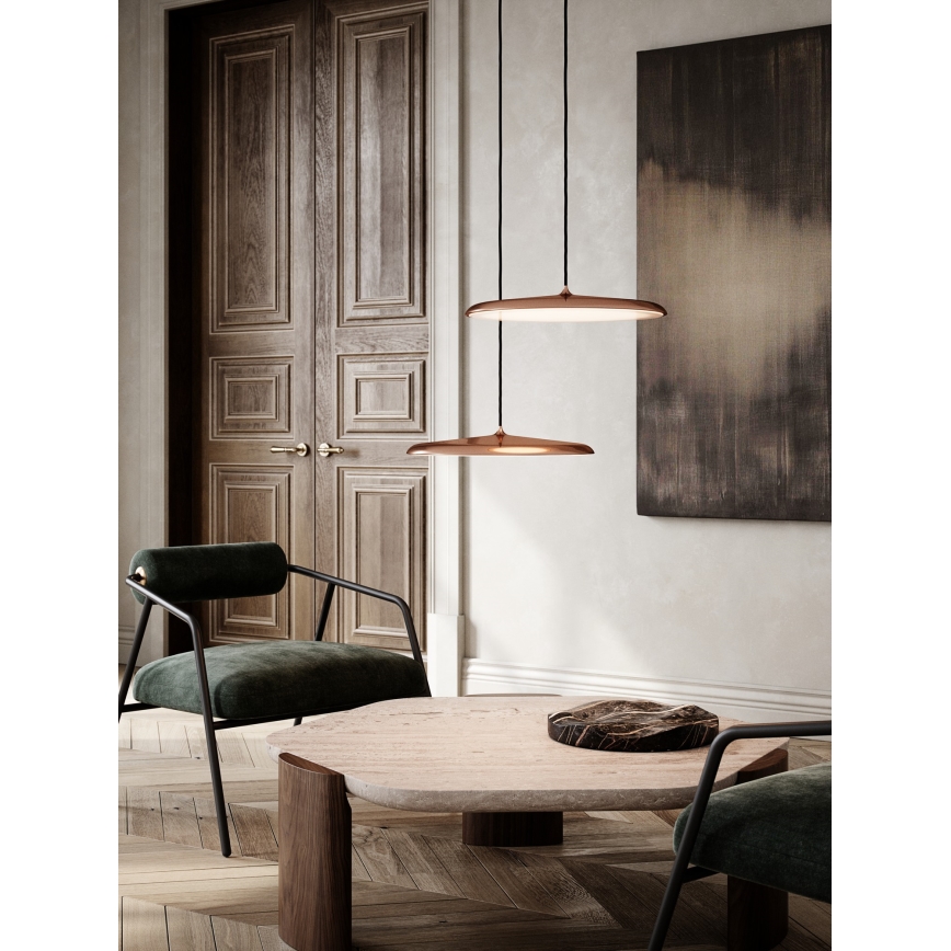 DFTP by Nordlux - LED Stmievateľný luster na lanku ARTIST LED/24W/230V pr. 40 cm medená