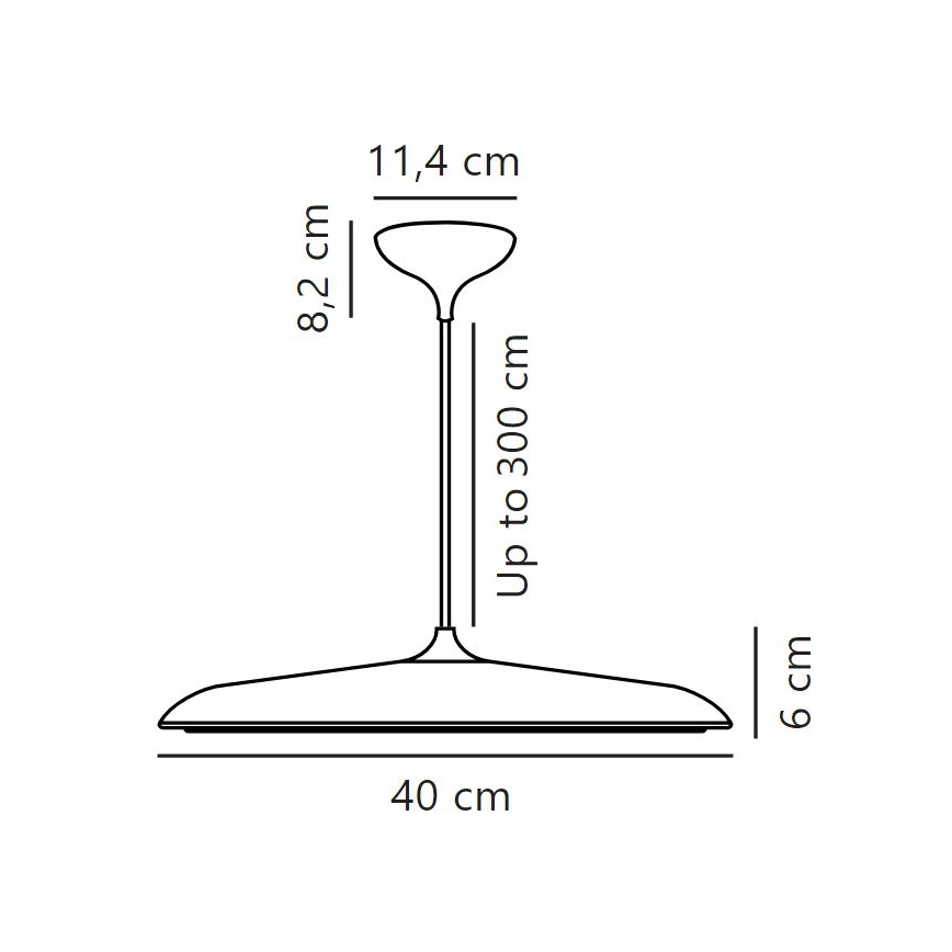 DFTP by Nordlux - LED Stmievateľný luster na lanku ARTIST LED/24W/230V pr. 40 cm medená