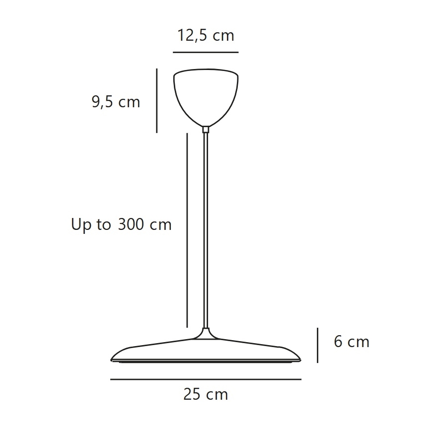 DFTP by Nordlux - LED stmievateľný luster s lankom ARTIST LED/14W/230V 3000K
