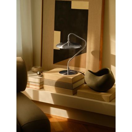 DFTP by Nordlux - LED stolná lampa ARTIST LED/15W/230V nerezová