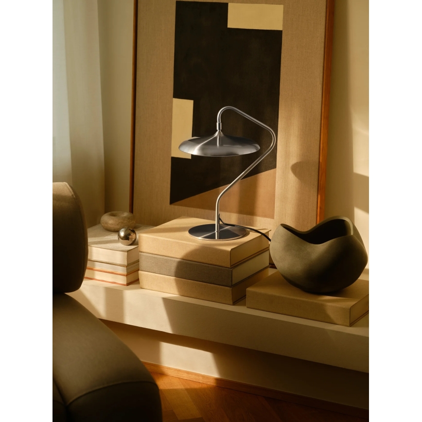 DFTP by Nordlux - LED stolná lampa ARTIST LED/15W/230V nerezová