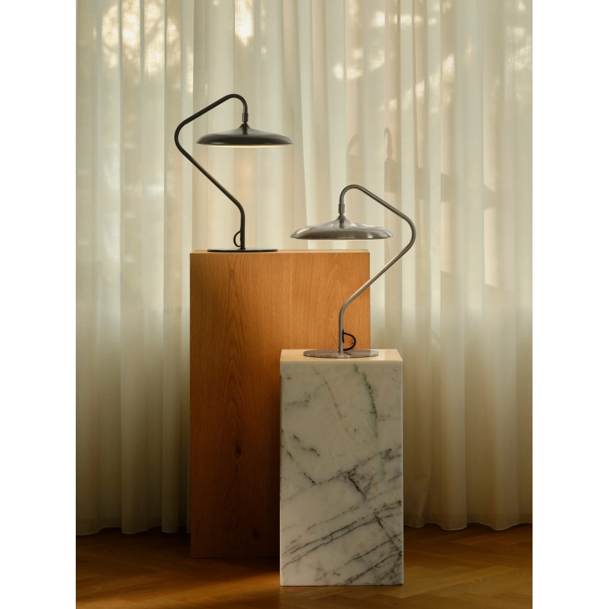 DFTP by Nordlux - LED stolná lampa ARTIST LED/15W/230V nerezová