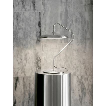 DFTP by Nordlux - LED stolná lampa ARTIST LED/15W/230V nerezová