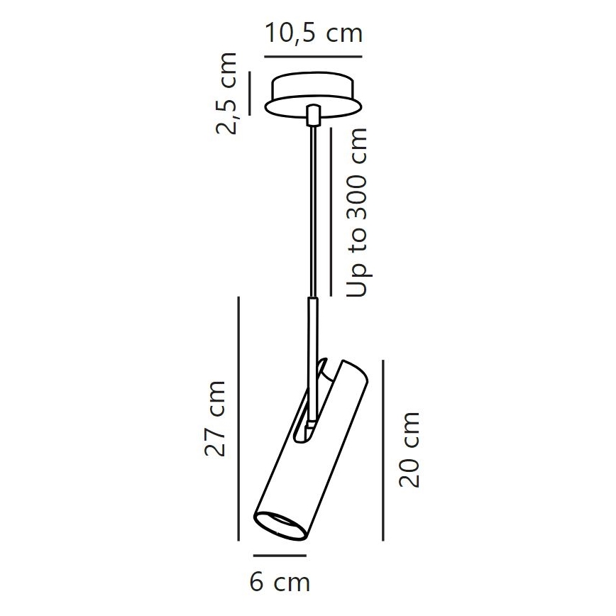 DFTP by Nordlux - Luster na lanku MIB 1xGU10/8W/230V čierna