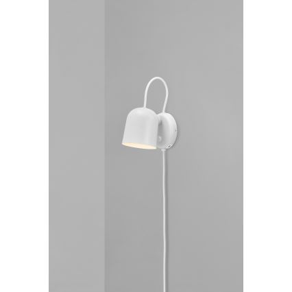 DFTP by Nordlux - Nástenné bodové svietidlo s USB portem ANGLE 1xGU10/25W/230V biela