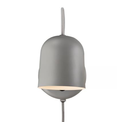 DFTP by Nordlux - Nástenné bodové svietidlo s USB portom ANGLE 1xGU10/25W/230V sivá