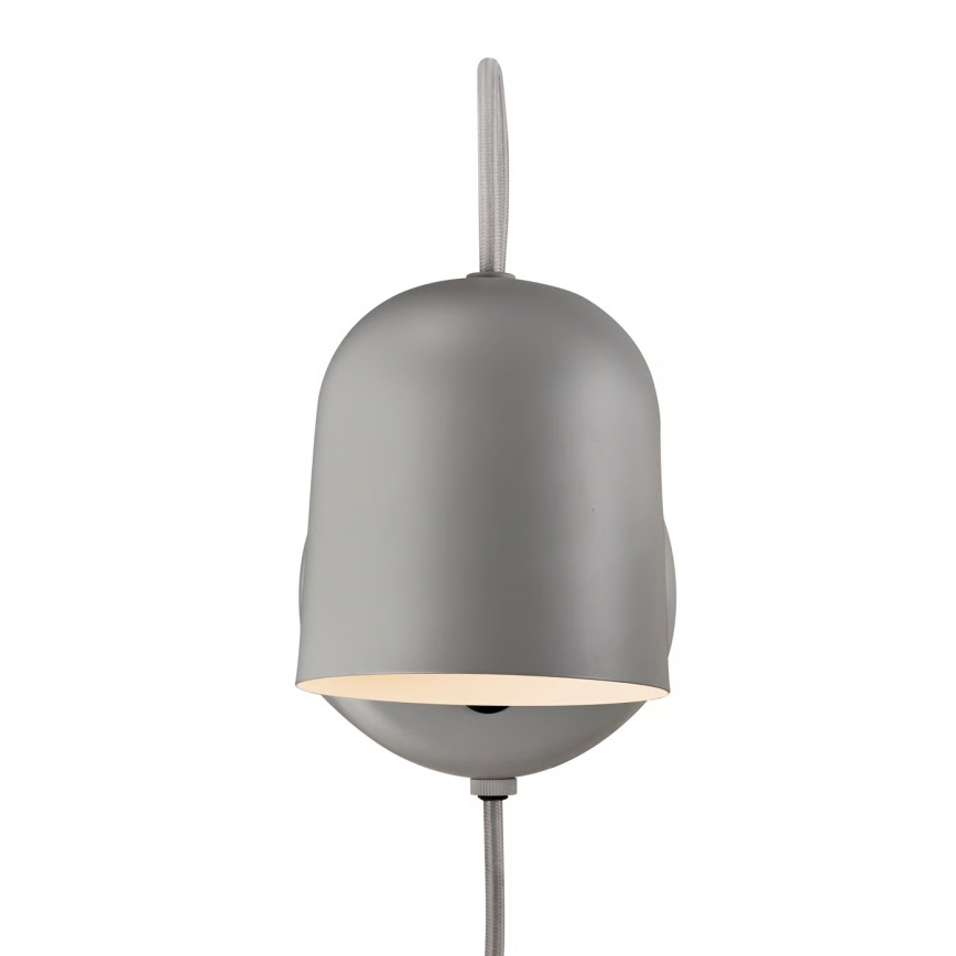 DFTP by Nordlux - Nástenné bodové svietidlo s USB portom ANGLE 1xGU10/25W/230V sivá