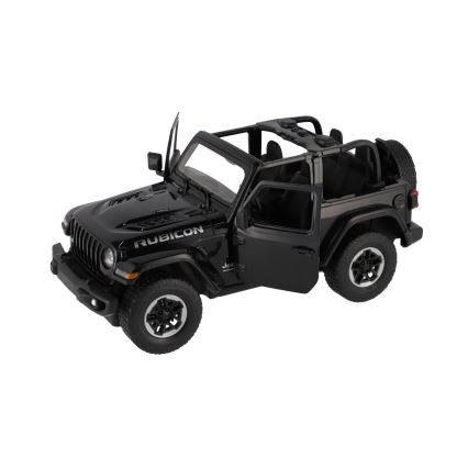 Diaľkovo ovládané RC auto Jeep Wrangler Rubicon RASTAR 5xAA + 2xAA čierne