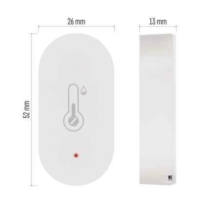 Digitálny bezdrátový teplomer GoSmart 1×CR2032