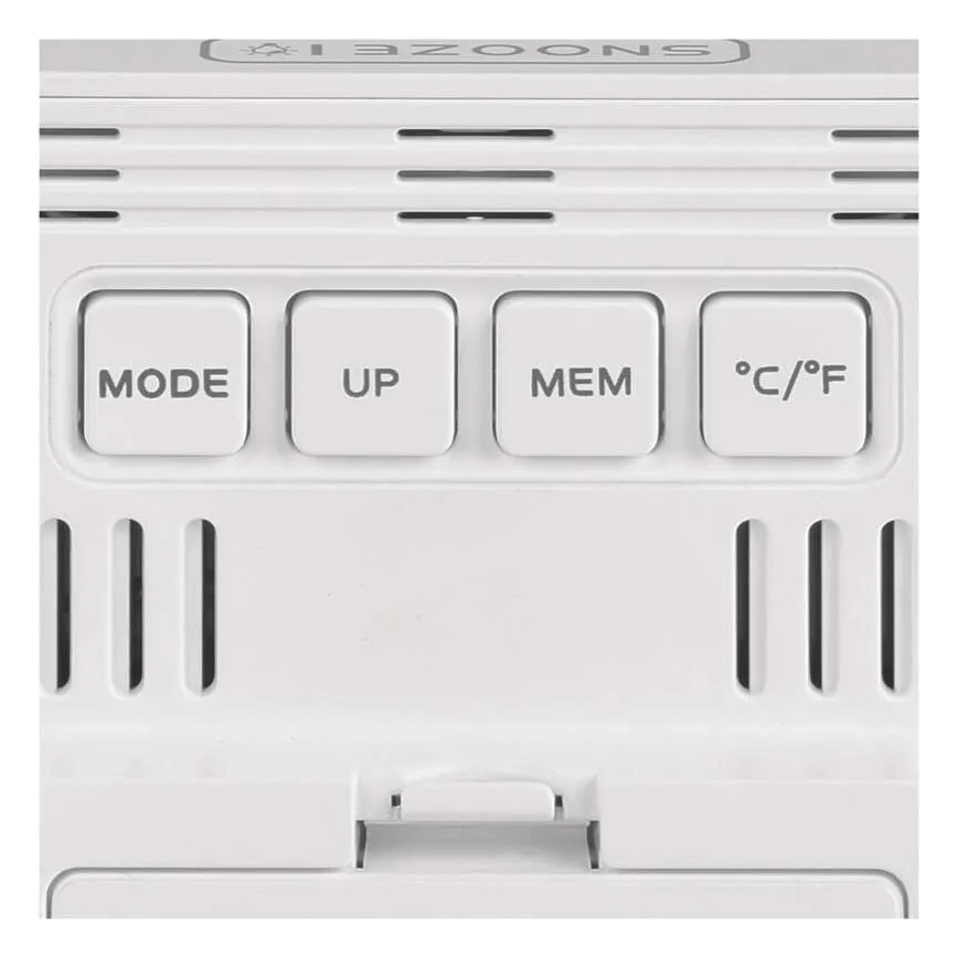 Digitálny teplomer s vlhkomerom 1×AA biely