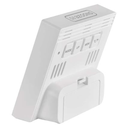 Digitálny teplomer s vlhkomerom 1×AA biely