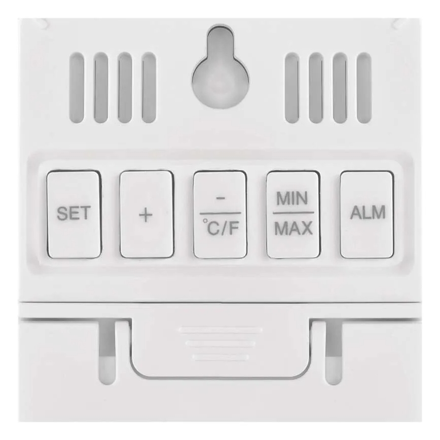 Digitálny teplomer s vlhkomerom 2xAAA biely