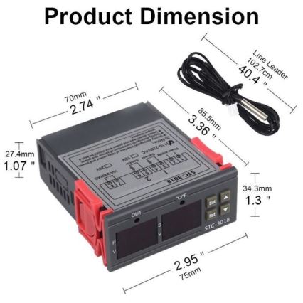 Digitálny termostat 3W/230V